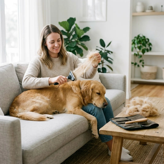 The Secret to 90% Less Pet Hair at Home