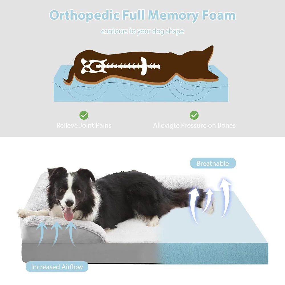 Orthopedic Dog Bed for Senior Dogs