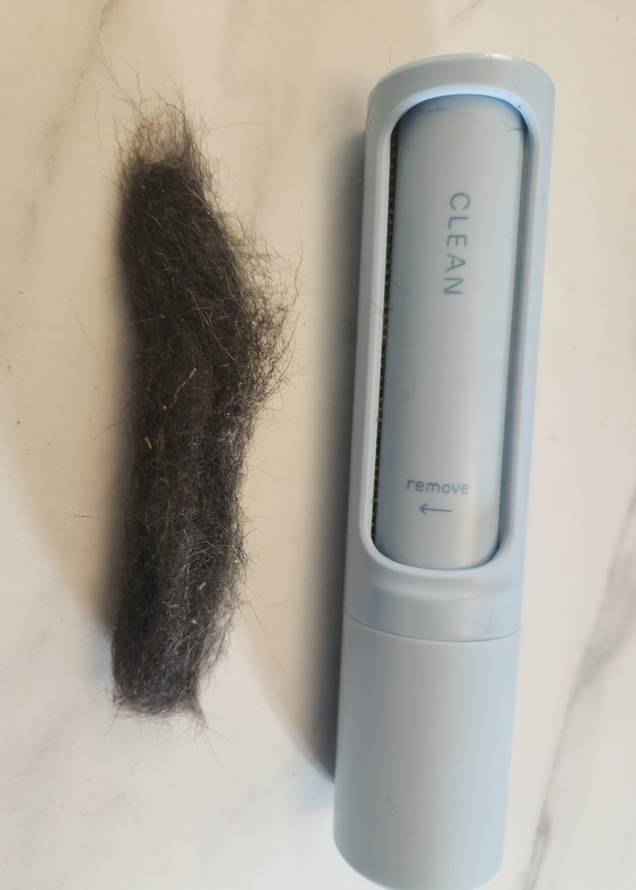 Brosse autonettoyante pour poils d'animaux - Rouleau anti-peluches portable 