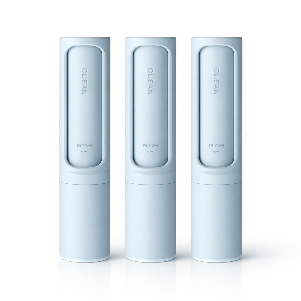 Brosse autonettoyante pour poils d'animaux - Rouleau anti-peluches portable 