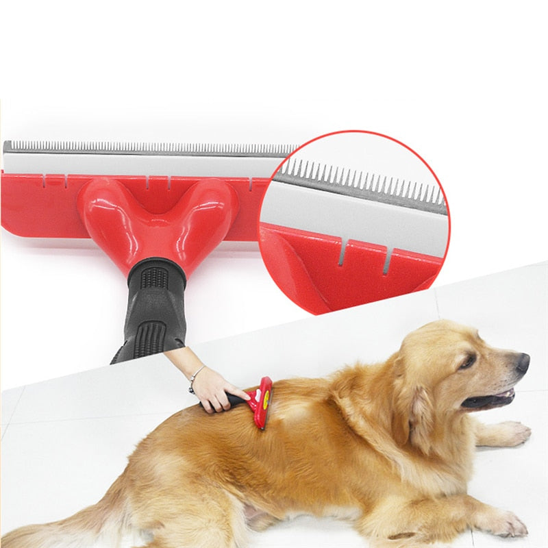 Brosse de démêlage professionnelle pour chiens et chats 