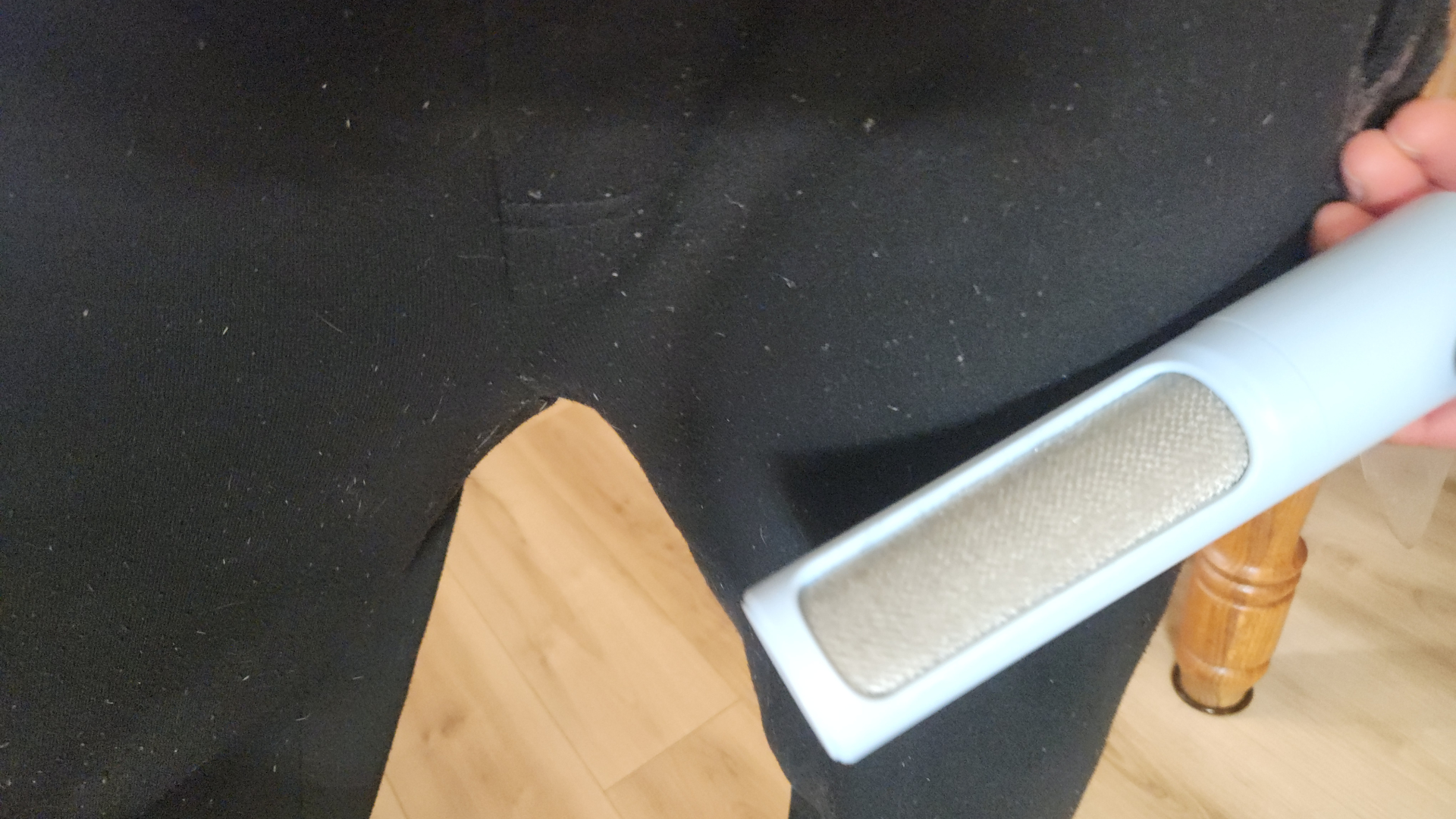 Brosse autonettoyante pour poils d'animaux - Rouleau anti-peluches portable 