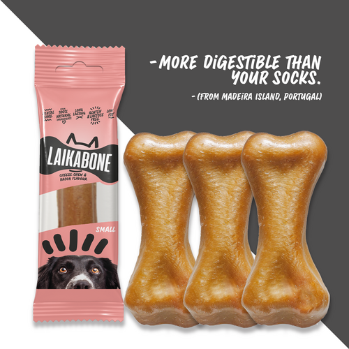 Friandises de qualité supérieure sans lactose au fromage et au jambon/bacon (BOÎTE)