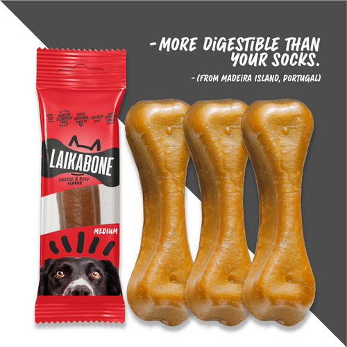 Friandises de qualité supérieure sans lactose au fromage et au bœuf (boîte)