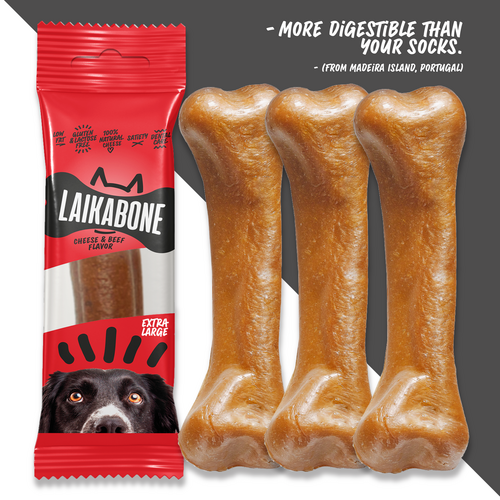 Friandises de qualité supérieure sans lactose au fromage et au bœuf (boîte)