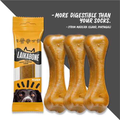 Friandises de qualité supérieure sans lactose au fromage et au poulet (BOÎTE) 