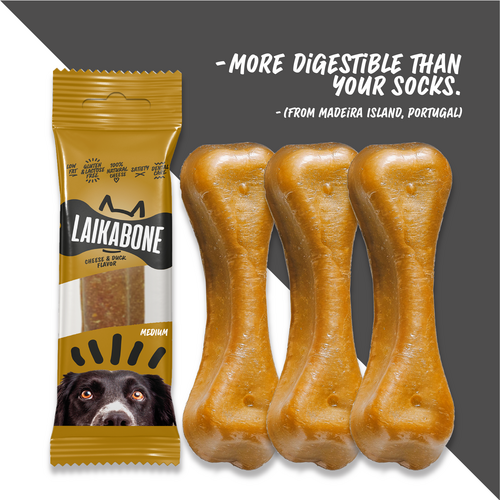 Friandises de qualité supérieure sans lactose au fromage et au canard (BOÎTE)