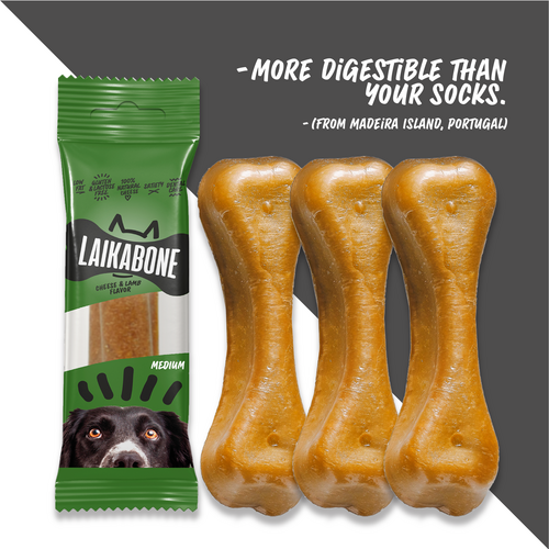 Friandises de qualité supérieure sans lactose au fromage et à l'agneau (BOÎTE)