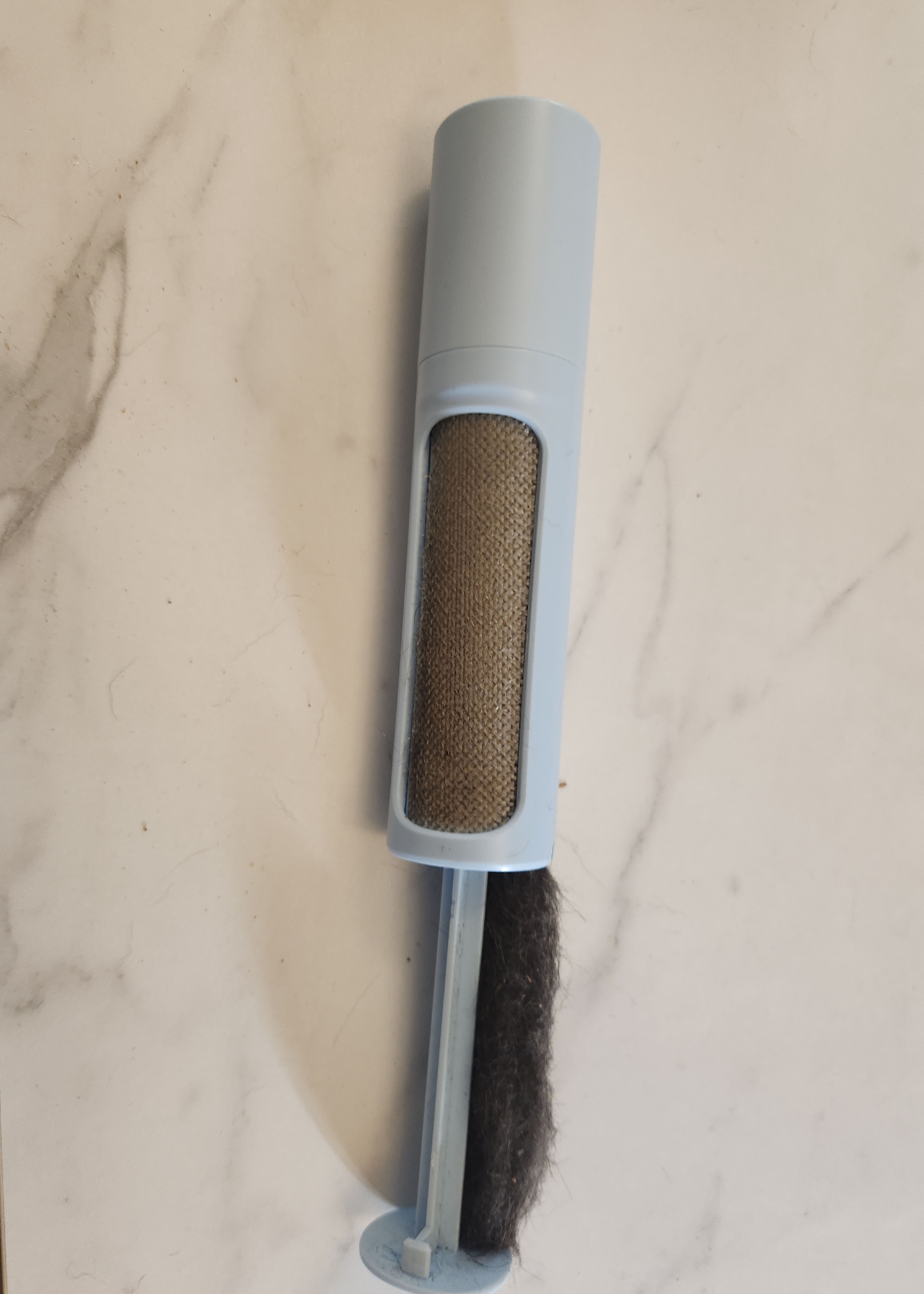 Brosse autonettoyante pour poils d'animaux - Rouleau anti-peluches portable 