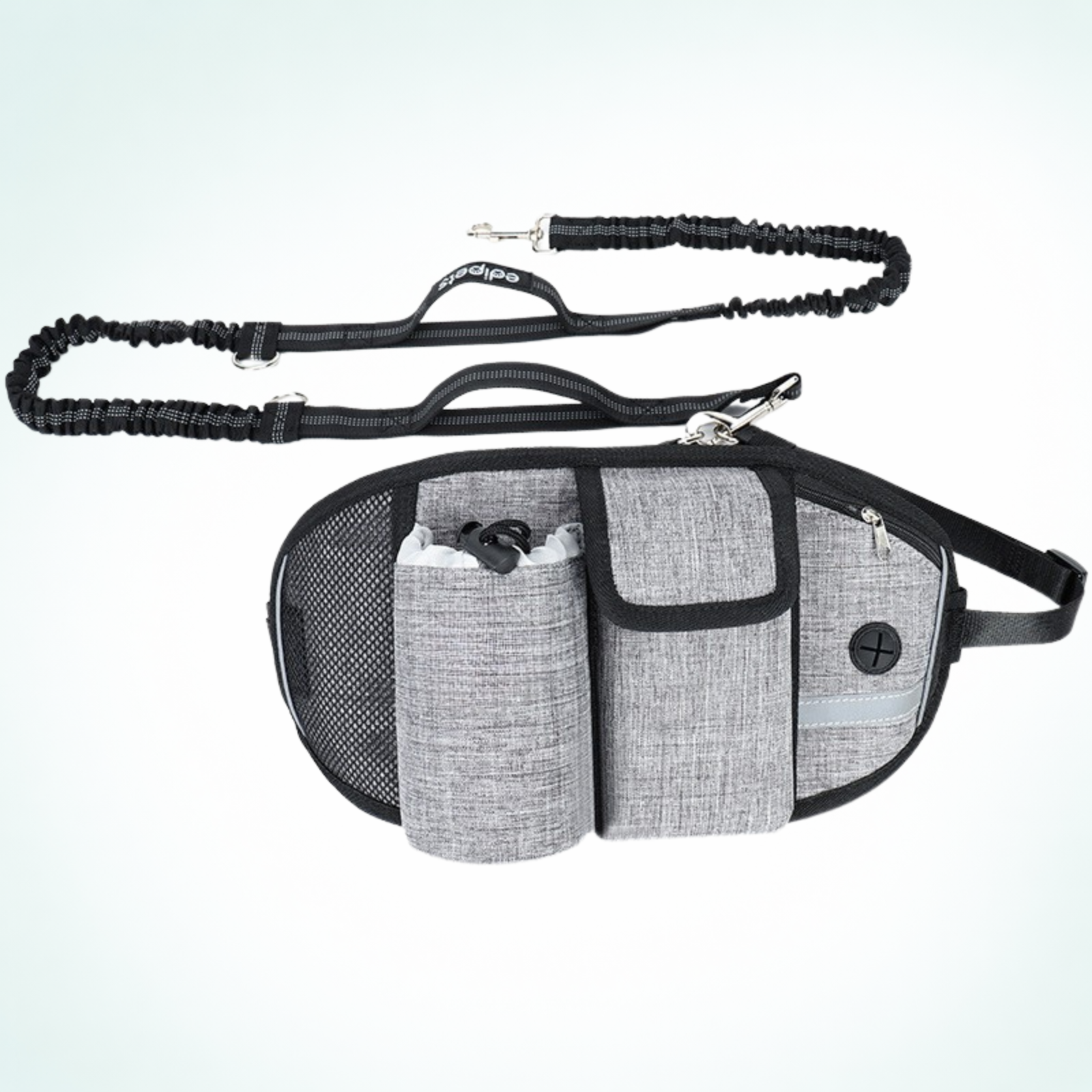 Sac banane tout-en-un pour promener et dresser son chien en mains libres 