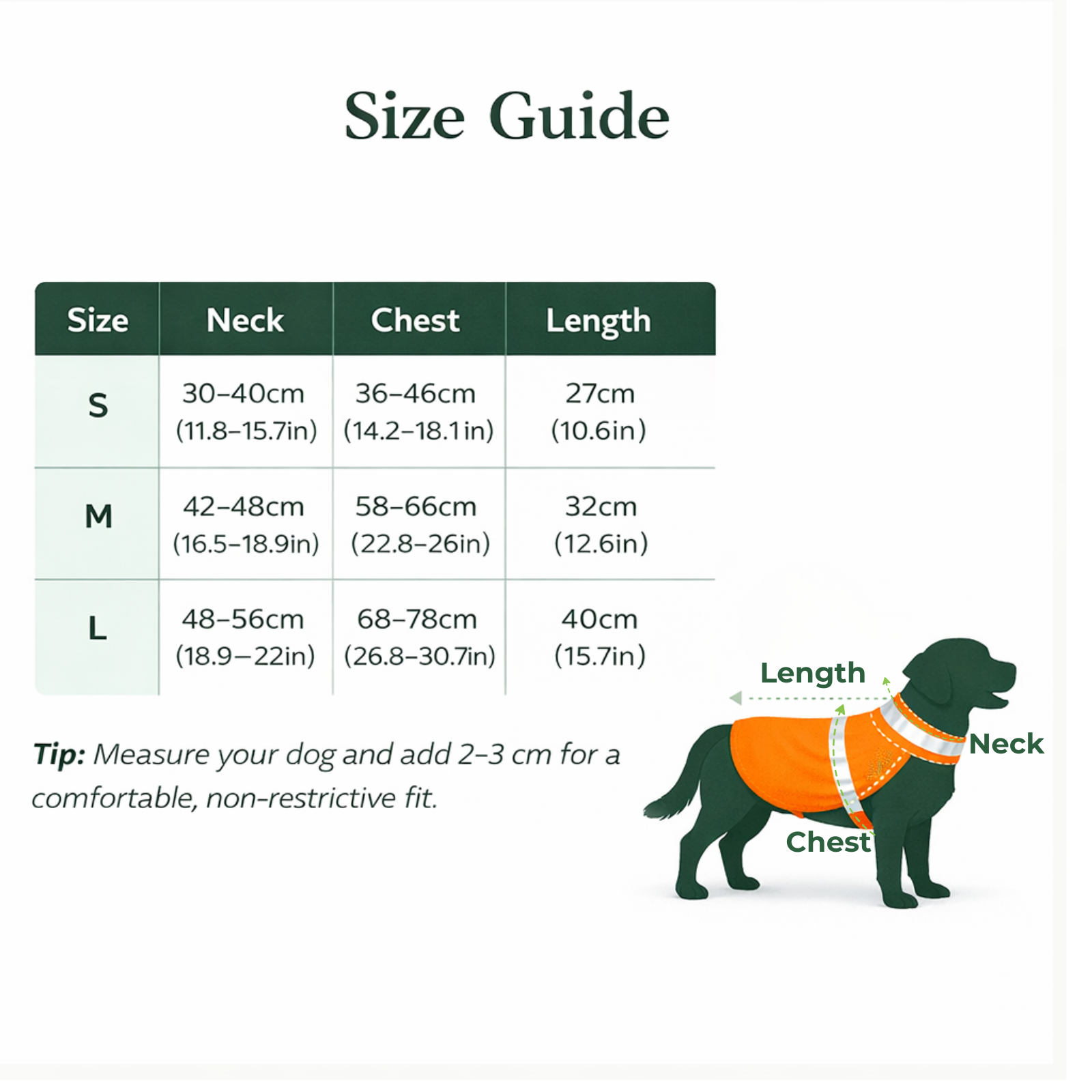 Gilet de sécurité réfléchissant pour chiens