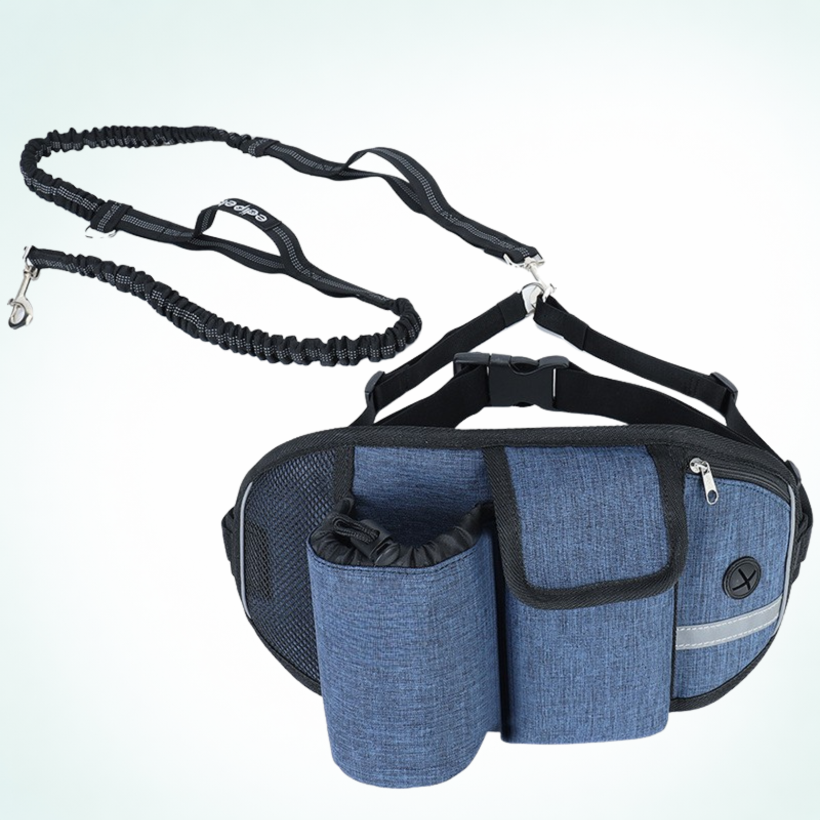 Sac banane tout-en-un pour promener et dresser son chien en mains libres 