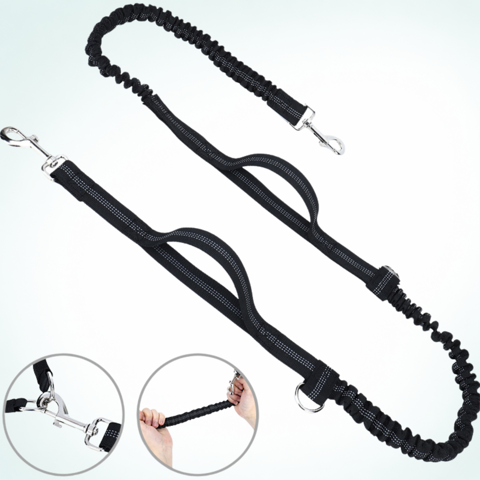 Sac banane tout-en-un pour promener et dresser son chien en mains libres 